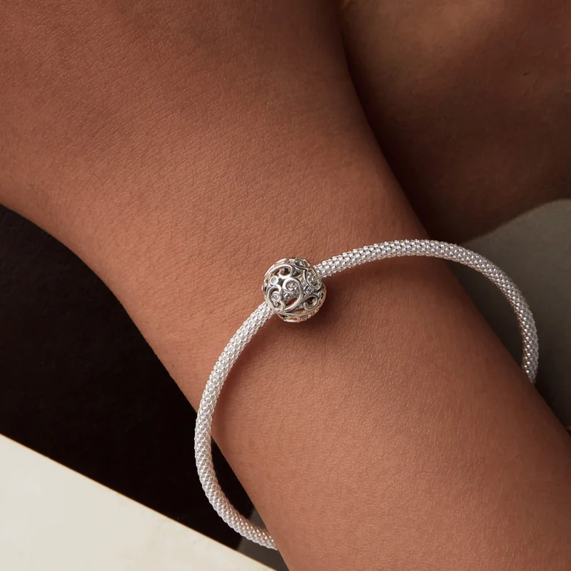 (imagem para) Charm de grama crespa estilo PANDORA - SCC2785 - Visualizar 7