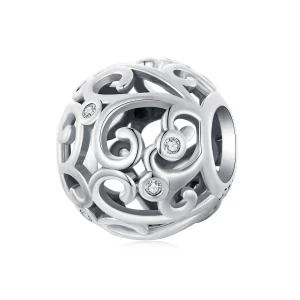(imagem para) Charm de grama crespa estilo PANDORA - SCC2785