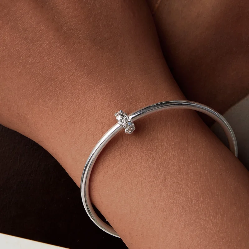 (imagem para) Charm Espaciador de Silicone Oceano Azul Estilo PANDORA - BSC1019 - Visualizar 7