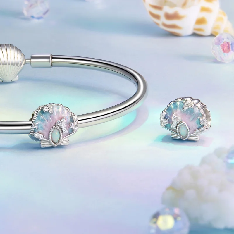 (imagem para) Charm Fantasia PANDORA concha colorida - BSC1017 - Visualizar 4