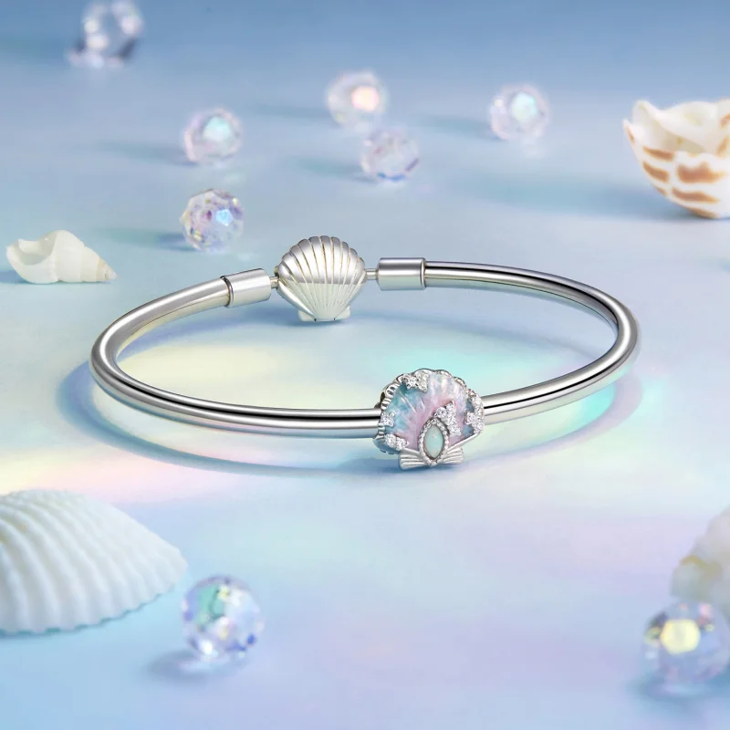 (imagem para) Charm Fantasia PANDORA concha colorida - BSC1017 - Visualizar 5