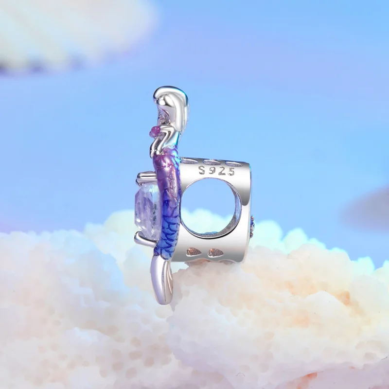 (imagem para) Charm Mermaid Estilo PANDORA - SCC2769 - Visualizar 3