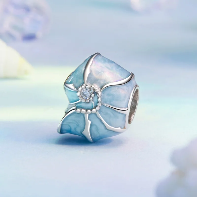 (imagem para) Charm PANDORA Estilo Concha Azul - BSC1018 - Visualizar 2