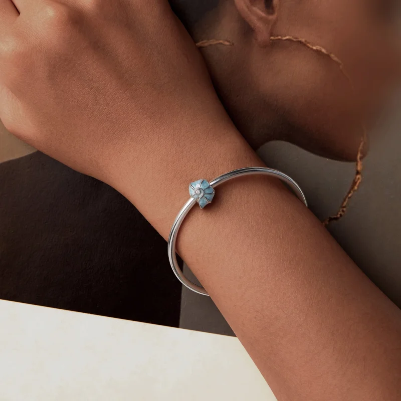 (imagem para) Charm PANDORA Estilo Concha Azul - BSC1018 - Visualizar 6