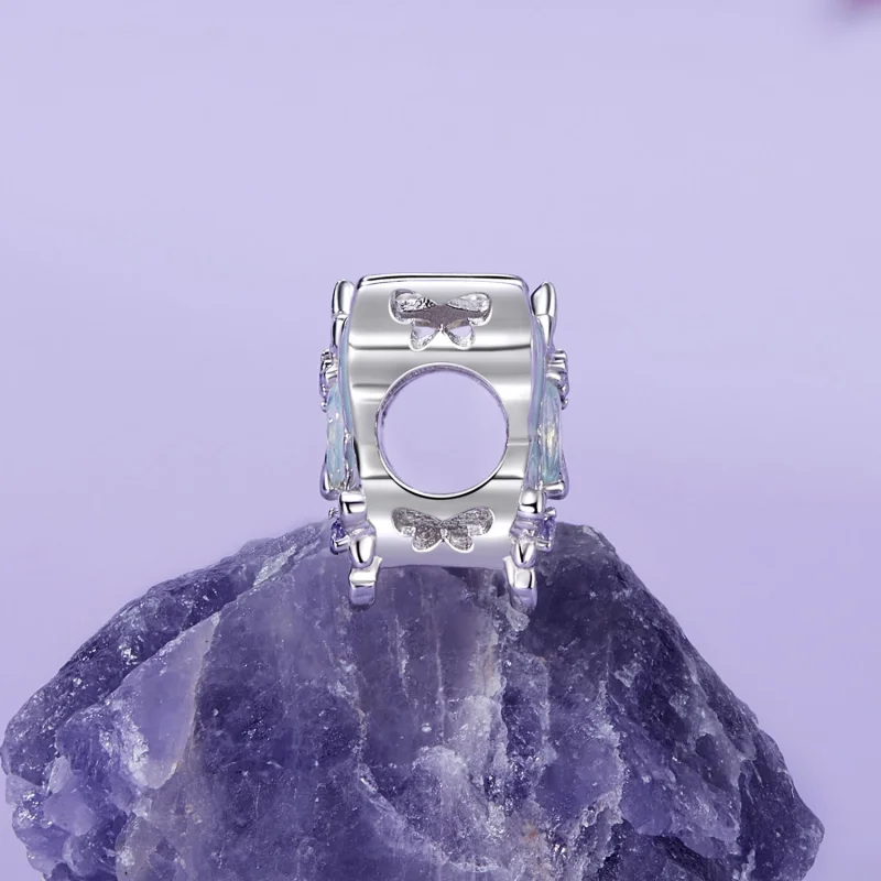 (imagem para) Charm PANDORA Style Borboleta Íris - BSC1030 - Visualizar 3