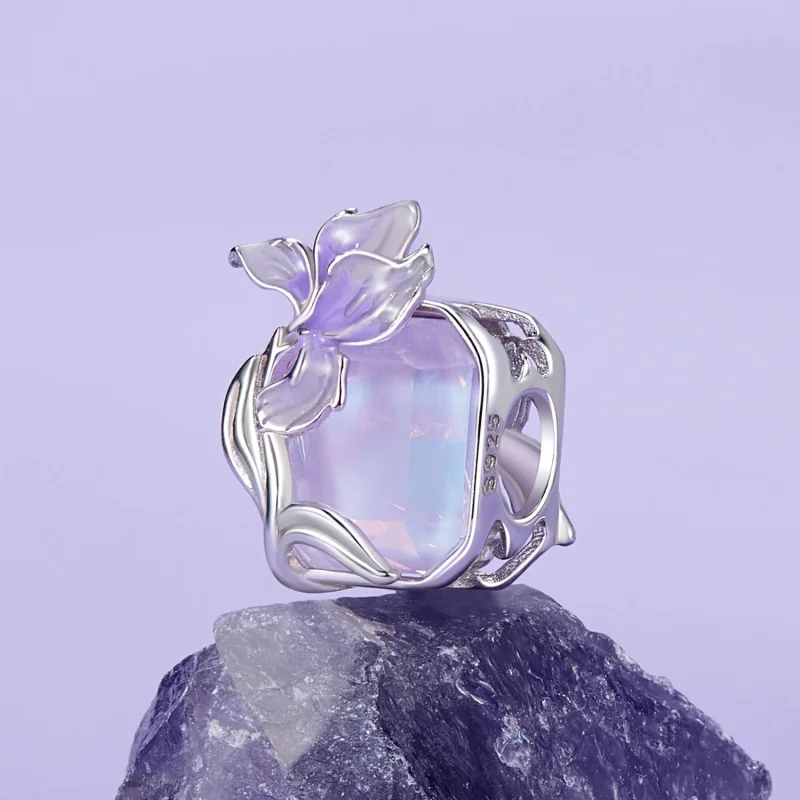 (imagem para) Charm PANDORA Style Crystal Iris - BSC1032 - Visualizar 2