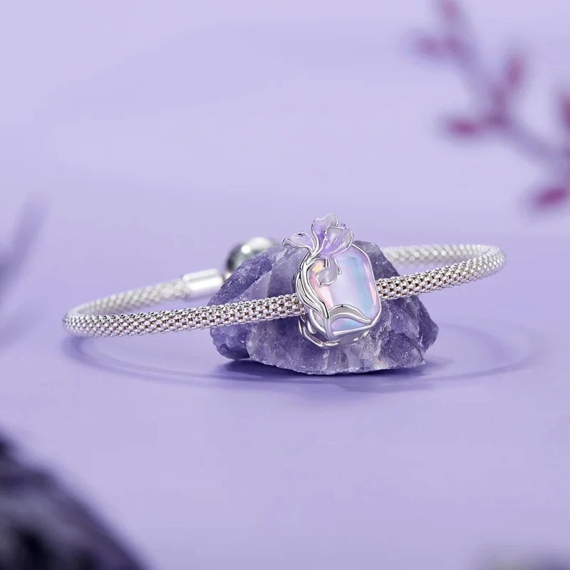 (imagem para) Charm PANDORA Style Crystal Iris - BSC1032 - Visualizar 5