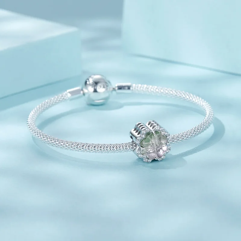 (imagem para) Charm PANDORA Style Trevo de Quatro Folhas - SCC2803 - Visualizar 5