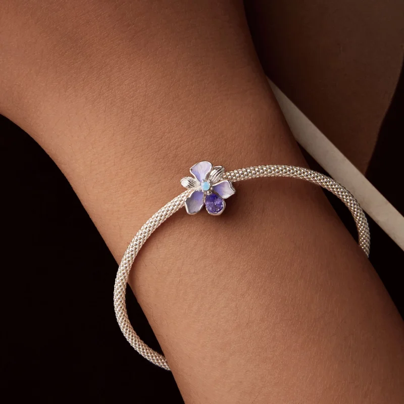 (imagem para) Charm Romântico Íris PANDORA Style - BSC1031 - Visualizar 7