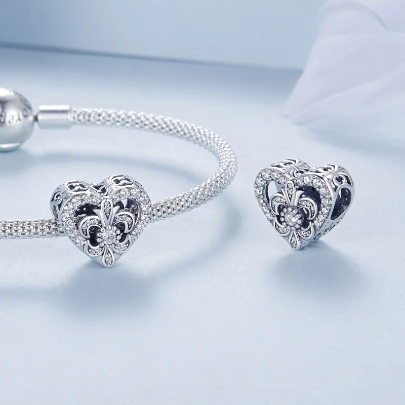 (imagem para) Charm Vintage Íris estilo PANDORA - BSC1022 - Visualizar 4