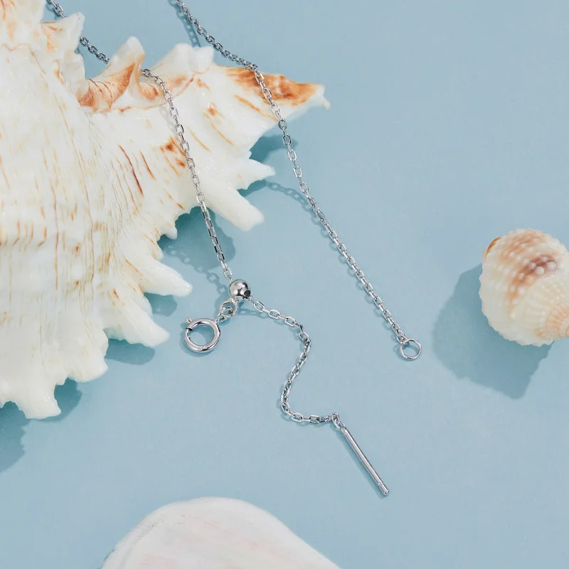 (imagem para) Colar de Concha no Estilo PANDORA - BSN387 - Visualizar 4
