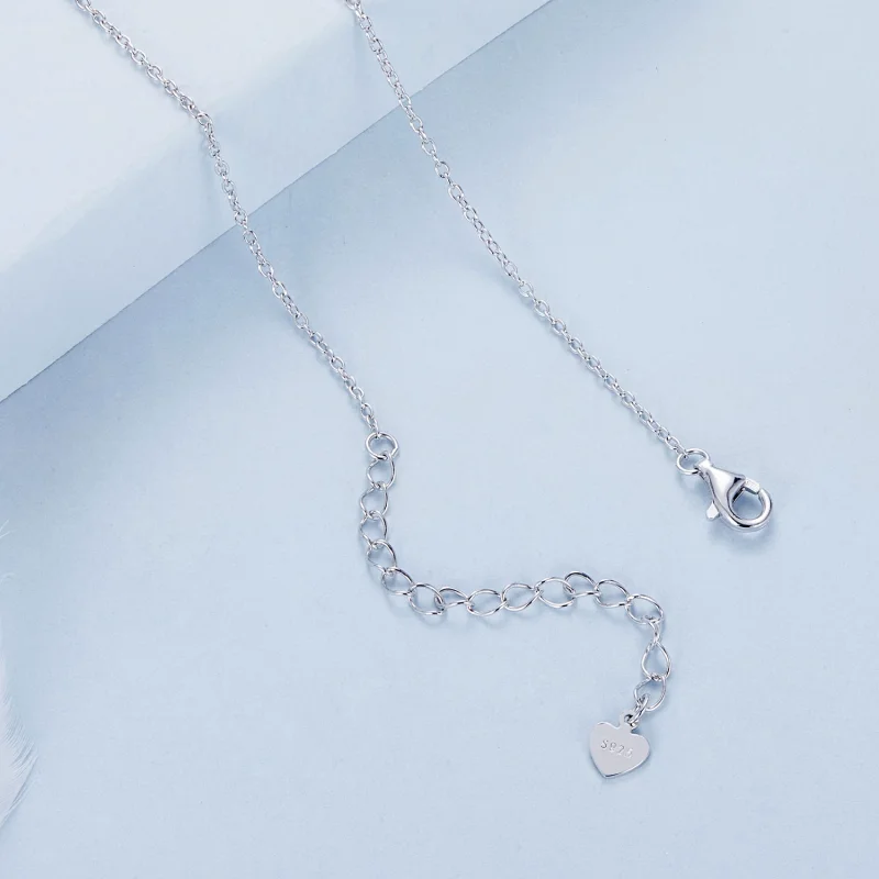 (imagem para) Colar Folha Estilo PANDORA - BSN391 - Visualizar 4