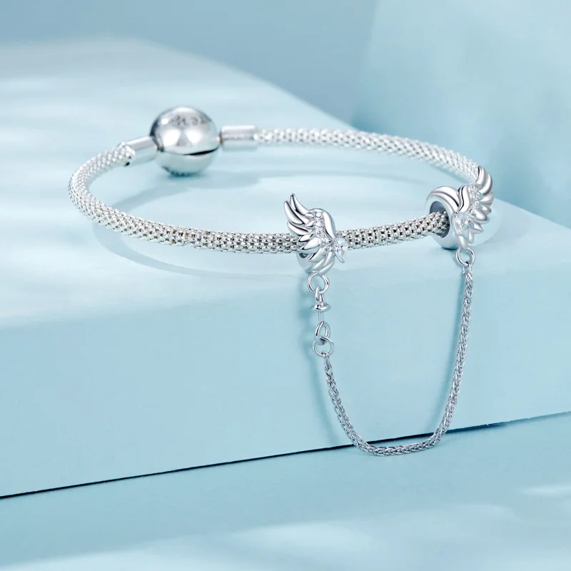 (imagem para) Corrente de segurança Asa estilo PANDORA - SCC2779 - Visualizar 3