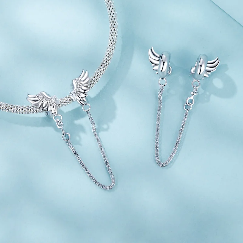 (imagem para) Corrente de segurança Asa estilo PANDORA - SCC2779 - Visualizar 4