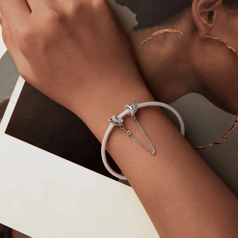 (imagem para) Corrente de segurança Asa estilo PANDORA - SCC2779 - Visualizar 5