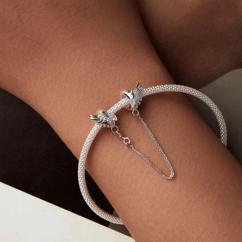 (imagem para) Corrente de segurança Asa estilo PANDORA - SCC2779 - Visualizar 6