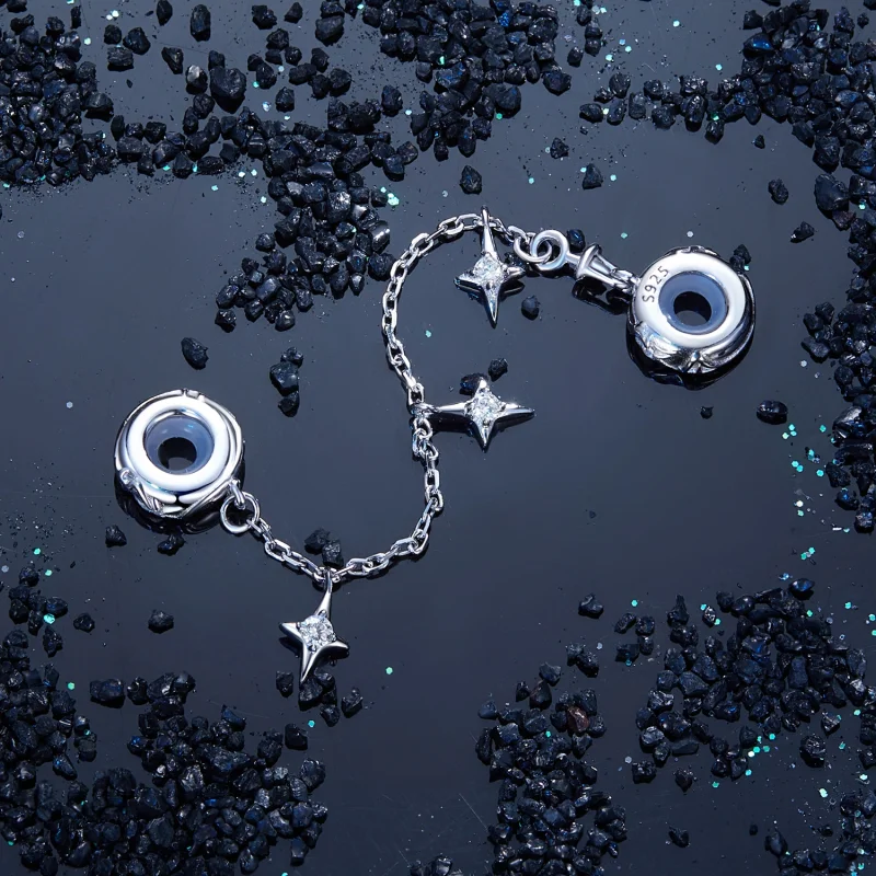 (imagem para) Corrente de Segurança Estilo PANDORA Starburst - SCC2789 - Visualizar 5