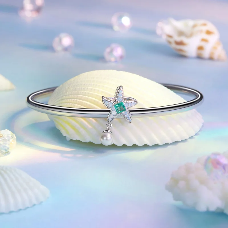 (imagem para) Estrela-do-Mar PANDORA Style com Pingente - BSC1014 - Visualizar 3