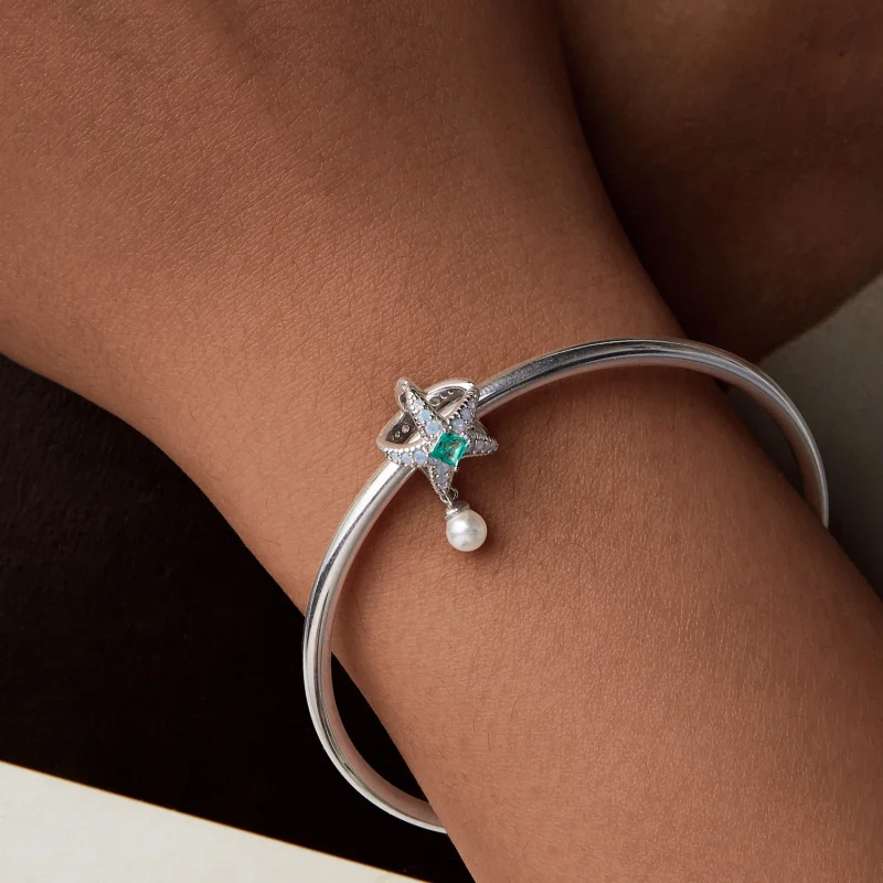 (imagem para) Estrela-do-Mar PANDORA Style com Pingente - BSC1014 - Visualizar 6