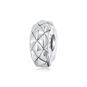 (imagem para) Fivela de posicionamento de silicone com padrão de diamante estilo PANDORA - SCC2817