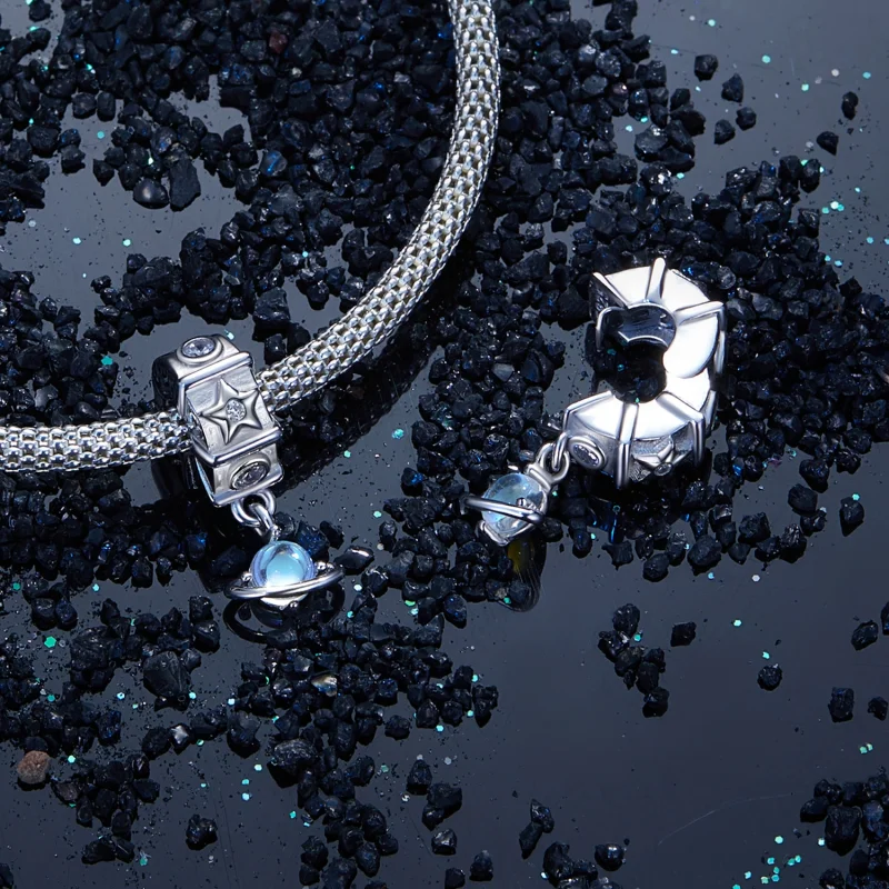 (imagem para) Fivela de Posicionamento do Planeta Alienígena Estilo PANDORA - SCC2790 - Visualizar 5