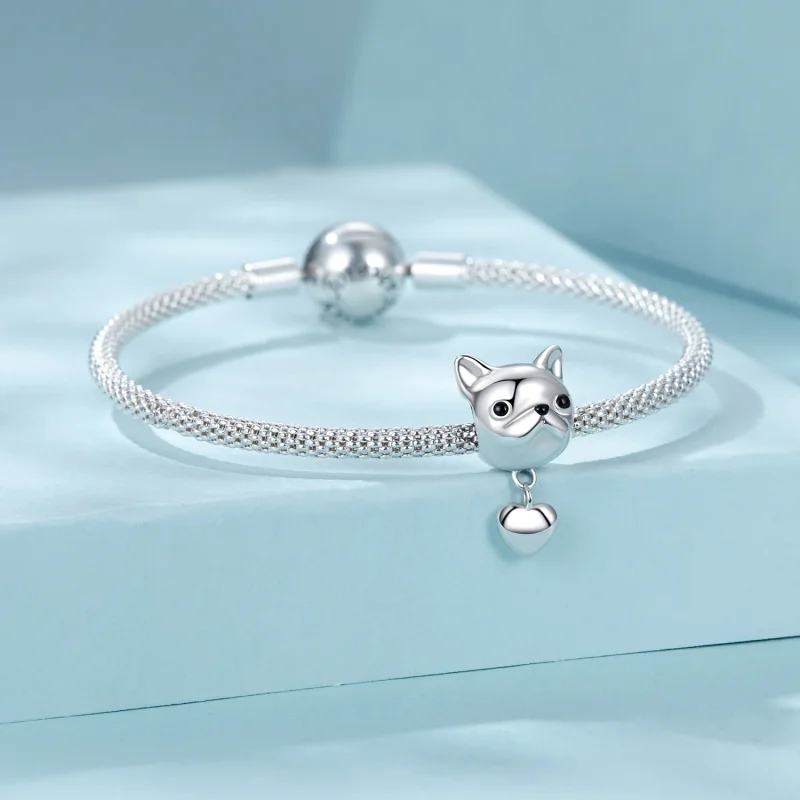 (imagem para) PANDORA Style Amor Frenchie Pingente - SCC2767 - Visualizar 4