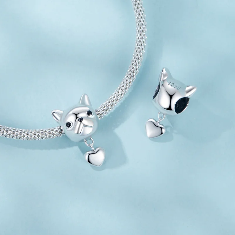 (imagem para) PANDORA Style Amor Frenchie Pingente - SCC2767 - Visualizar 5