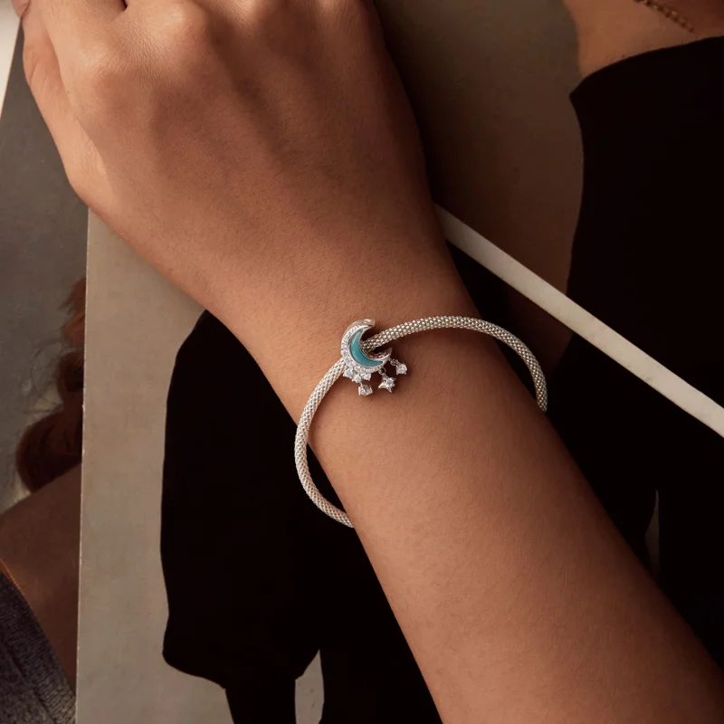 (imagem para) PANDORA Style Brinco Pendente Luz do Luar - SCC2801 - Visualizar 7