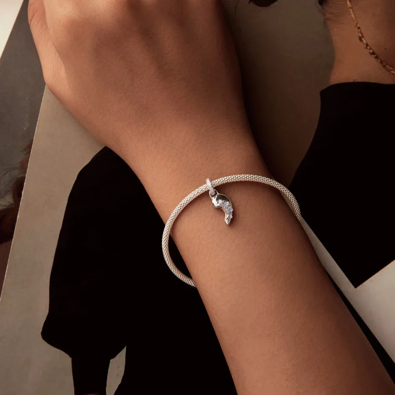 (imagem para) Pingente Amor Sol e Lua Estilo PANDORA - BSC1034 - Visualizar 3