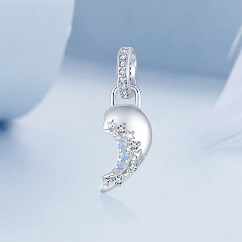 (imagem para) Pingente Amor Sol e Lua Estilo PANDORA - BSC1034 - Visualizar 8