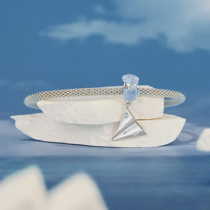 (imagem para) Pingente Avião de Papel Estilo PANDORA - BSC1027 - Visualizar 4