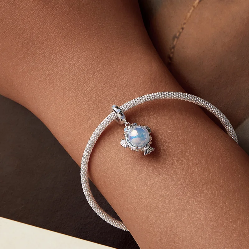 (imagem para) Pingente Bola do Oceano Estilo PANDORA - SCC2798 - Visualizar 7