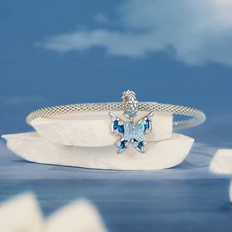 (imagem para) PINGENTE Borboleta Estilo PANDORA com Pingente - BSC1025 - Visualizar 3