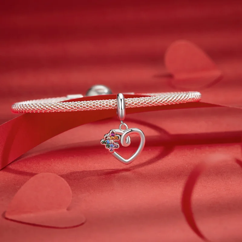 (imagem para) Pingente Coração Quebra-Cabeça Estilo PANDORA - SCC2774 - Visualizar 3
