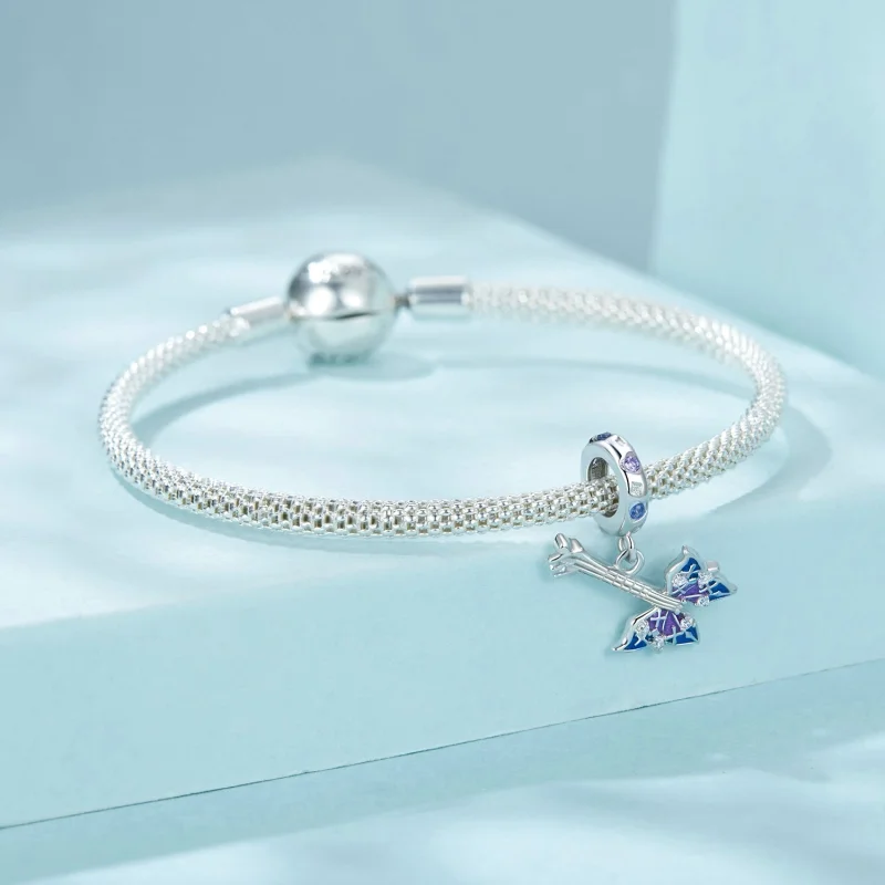 (imagem para) Pingente Estilo PANDORA Borboleta e Baixo - SCC2764 - Visualizar 3