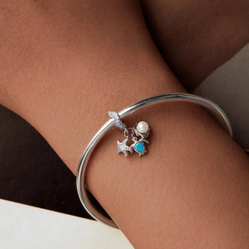 (imagem para) PINGENTE OCEANO AZUL ESTILO PANDORA - BSC992 - Visualizar 6