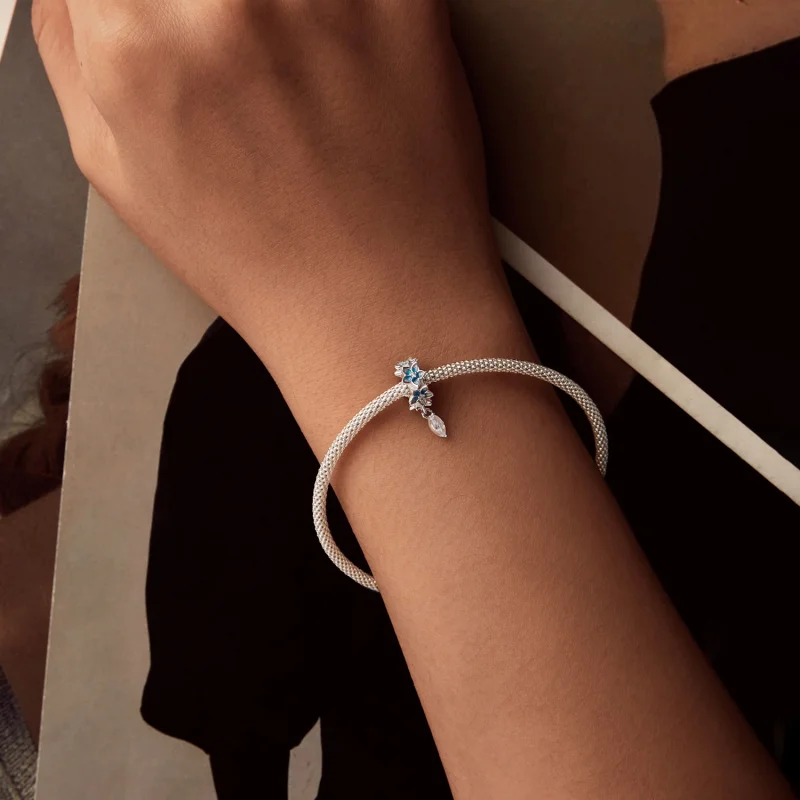 (imagem para) Pingente pequeno de delfínio estilo PANDORA - BSC1028 - Visualizar 6