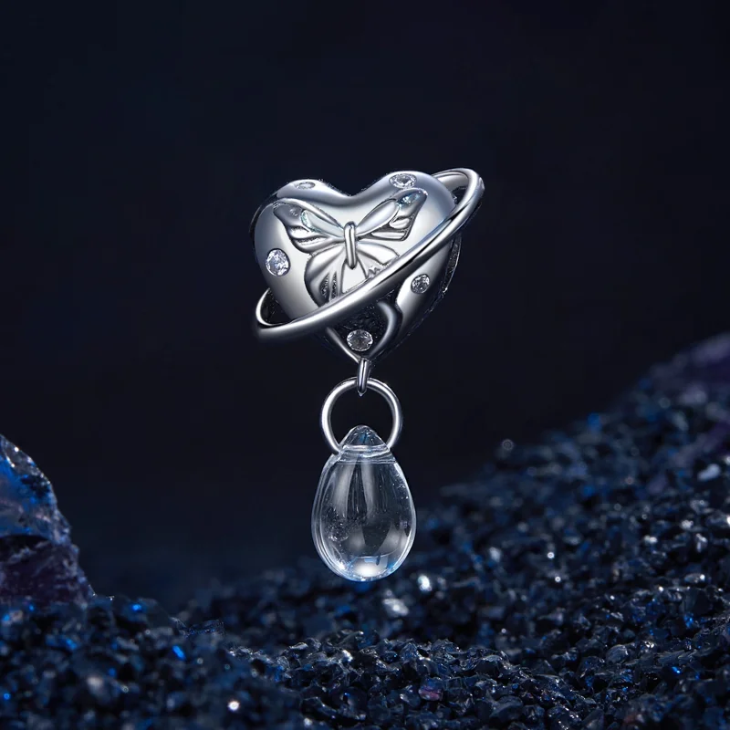 (imagem para) Pingente Planeta Borboleta Estilo PANDORA - SCC2787 - Visualizar 2
