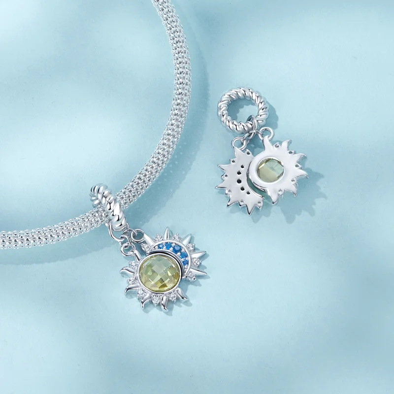 (imagem para) Pingente Sol e Lua Estilo PANDORA - SCC2802 - Visualizar 4