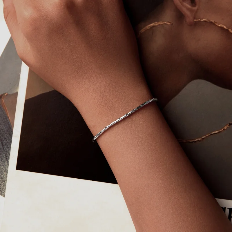 (imagem para) Pulseira básica de moda estilo PANDORA - BSB173 - Visualizar 4