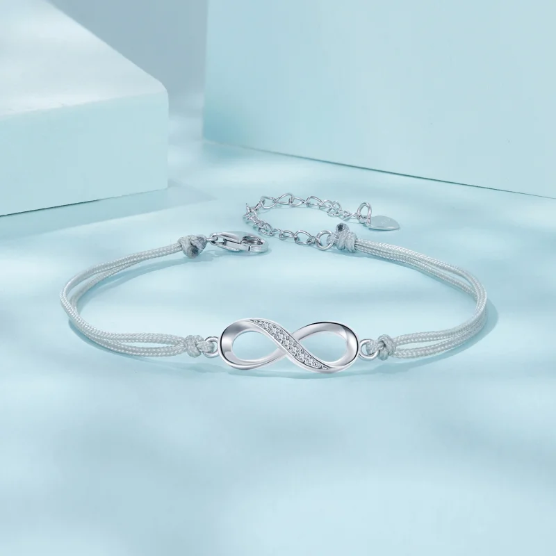 (imagem para) Pulseira com Símbolo do Infinito Estilo PANDORA - SCB279 - Visualizar 3