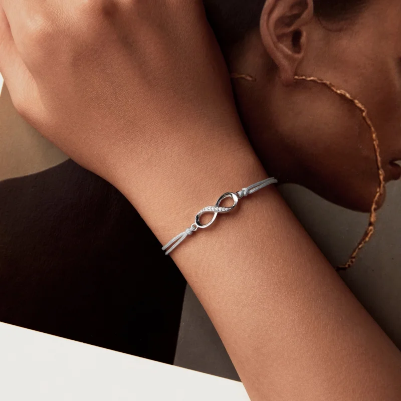 (imagem para) Pulseira com Símbolo do Infinito Estilo PANDORA - SCB279 - Visualizar 4