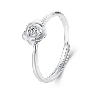 (imagem para) Anel Rosa Aberto PANDORA Style 0.1ct Moissanita (com um certificado) - MSR054-E