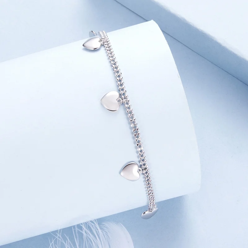 (imagem para) Bracelete de contas duplas PANDORA Style Love - BSB190 - Visualizar 2