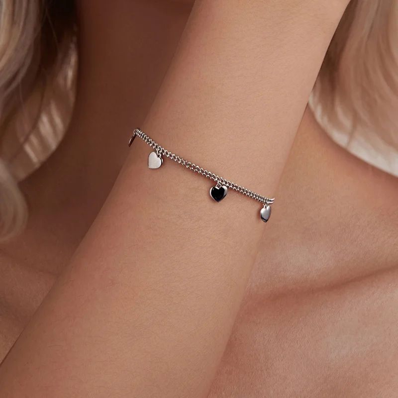 (imagem para) Bracelete de contas duplas PANDORA Style Love - BSB190 - Visualizar 6