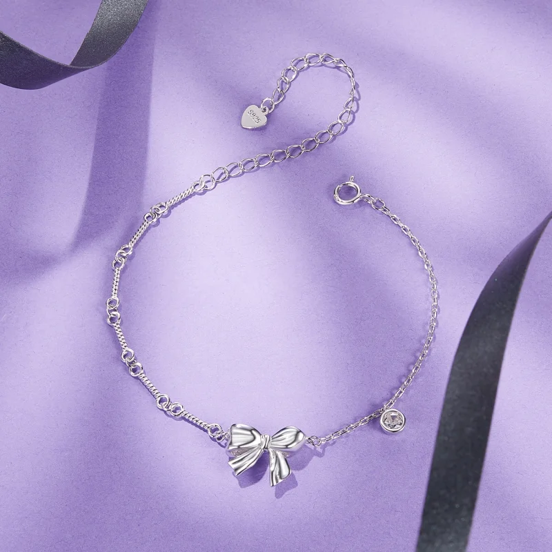 (imagem para) Bracelete de Laço Estilo PANDORA - BSB187 - Visualizar 2