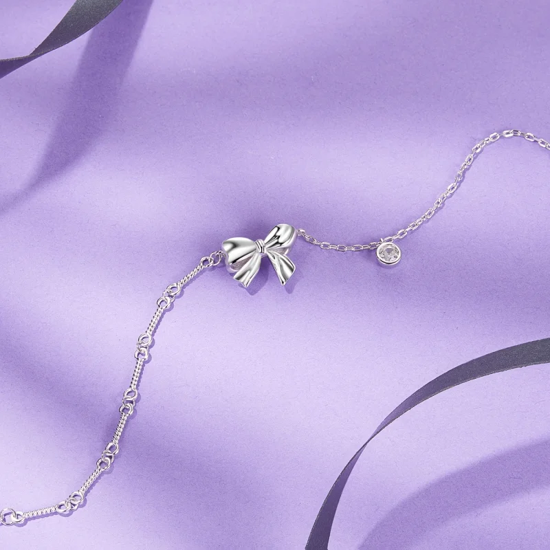 (imagem para) Bracelete de Laço Estilo PANDORA - BSB187 - Visualizar 4