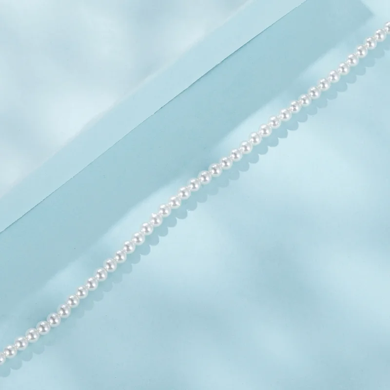 (imagem para) Bracelete de Pérola Branca Australiana Estilo PANDORA - SCB280 - Visualizar 4