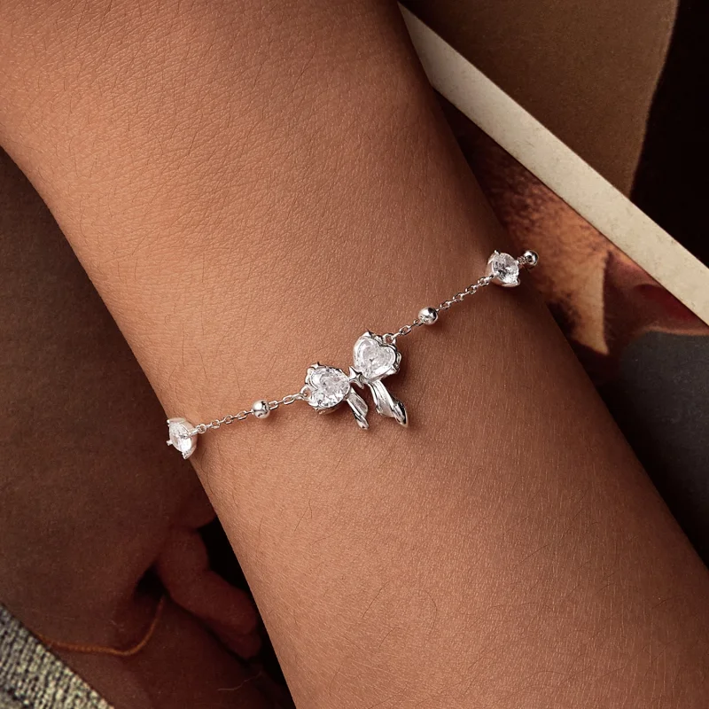 (imagem para) Bracelete PANDORA Style Laço Reluzente - BSB188 - Visualizar 3