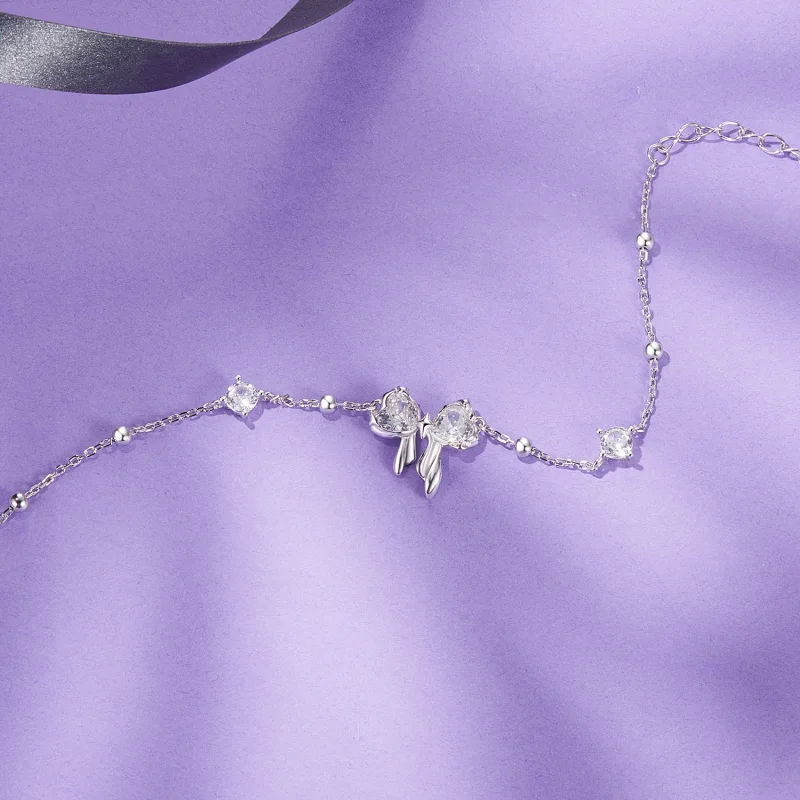 (imagem para) Bracelete PANDORA Style Laço Reluzente - BSB188 - Visualizar 4